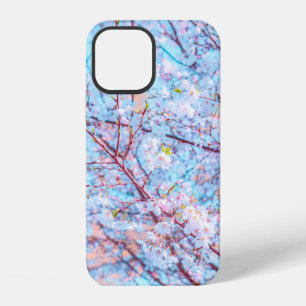 COQUE iPhone 12 FEUILLES JAUNES ET VERTES SUR BRANCHE D'ARBRE BRUN