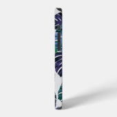 Coque iPhone 12 Feuilles tropicales de Monstera (Côté gauche)