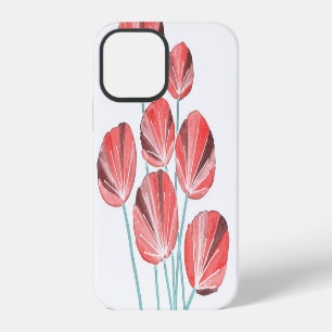 Coque iPhone 12 Feuilles Tropicales : Motif Créatif Dessiné à la M