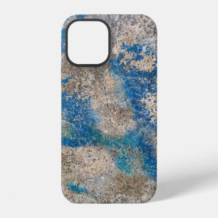 Coque iPhone 12 Fibre de verre et peinture bleue