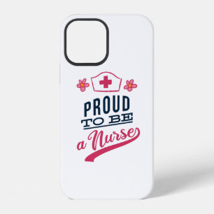 Coque iPhone 12 Fière d'être infirmière