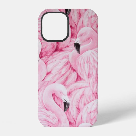 COQUE iPhone 12 FLAMINGO SONT PARTOUT (Verso)