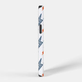 Coque iPhone 12 Flash. Éclair Motif sans couture. Arrière-plan (Côté droit)