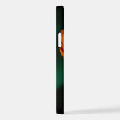 Coque iPhone 12 Fleur de marguerite orange (Côté droit)