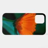 Coque iPhone 12 Fleur de marguerite orange (Verso Horizontal)