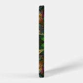 Coque iPhone 12 Fleur matelassée (Côté droit)
