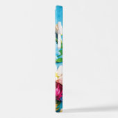 Coque iPhone 12 Fleurs colorées (Côté gauche)