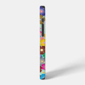 Coque iPhone 12 Fleurs colorées (Côté gauche)