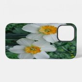 Coque iPhone 12 Fleurs de jonquille (Verso Horizontal)