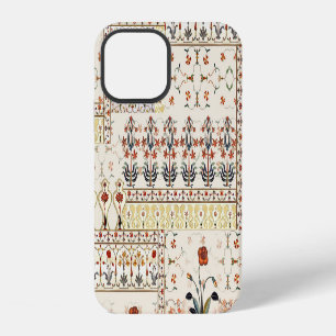Coque iPhone 12 Fleurs de Mughal Paisley : Élégance numérique ethn