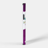 Coque iPhone 12 Fleurs, design japonais (Côté droit)