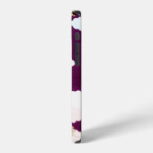 Coque iPhone 12 Fleurs, design japonais (Côté gauche)