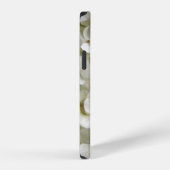 Coque iPhone 12 Fleurs d'hortensia blanches (Côté droit)
