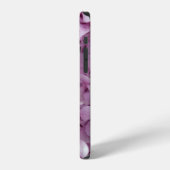 Coque iPhone 12 Fleurs D'Hydrangée Rose (Côté gauche)