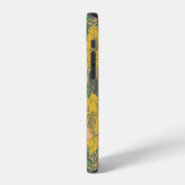 Coque iPhone 12 Fleurs graphiques de Trollius de printemps (Côté gauche)