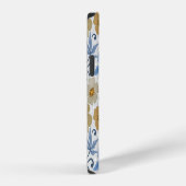 Coque iPhone 12 Fleurs Jaunes : Conception Textile sans joint (Côté droit)