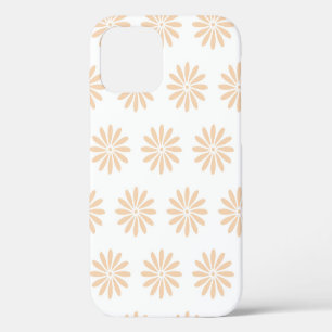 Coque iPhone 12 Fleurs roses motif. art, dessin, arrière - plan, f