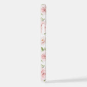 Coque iPhone 12 Fleurs roses, Roses roses, Fleurs Aquarelles (Côté droit)