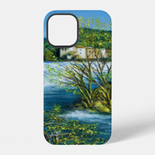 Coque iPhone 12 FLEUVE ARNO À ROVEZZANO Florence Toscane Paysage