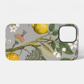 Coque iPhone 12 Floral seamless pattern. Botanical wallpaper. Plan (Verso Horizontal)