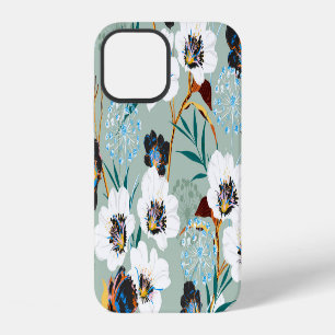 Coque iPhone 12 Flore Botanique Vintage
