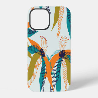 Coque iPhone 12 Flore tendance : Main tiré scandinave.