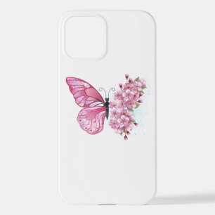 Coque iPhone 12 Flower Butterfly