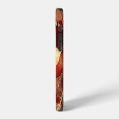Coque iPhone 12 Fond abstrait en marbre. (Côté gauche)