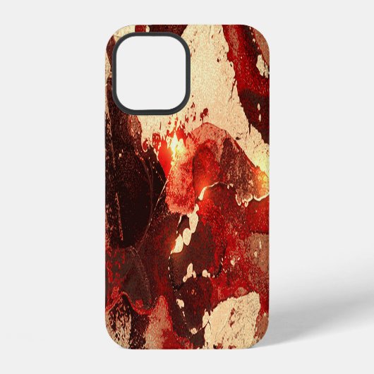 Coque iPhone 12 Fond abstrait en marbre. (Verso)