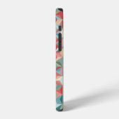 Coque iPhone 12 Fond abstrait sans couture composé de pastel (Côté gauche)