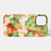 Coque iPhone 12 Fond bokeh coloré abstrait (Verso Horizontal)