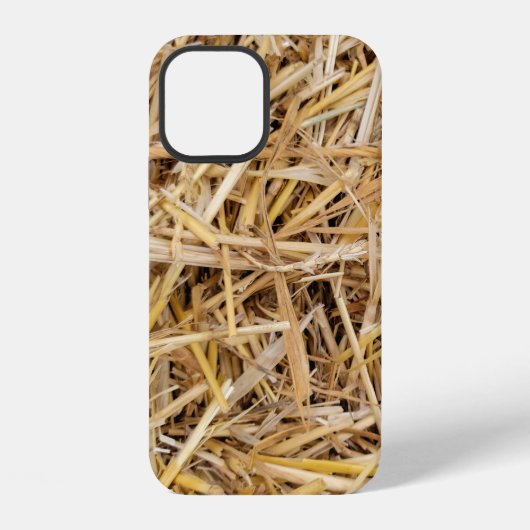 Coque iPhone 12 Fond de balle de foin (Verso)