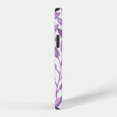 Coque iPhone 12 Fond de feuilles de papier numérique (Côté droit)