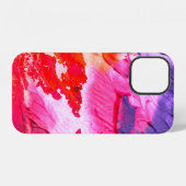 Coque iPhone 12 Fond de peinture coloré (Verso Horizontal)