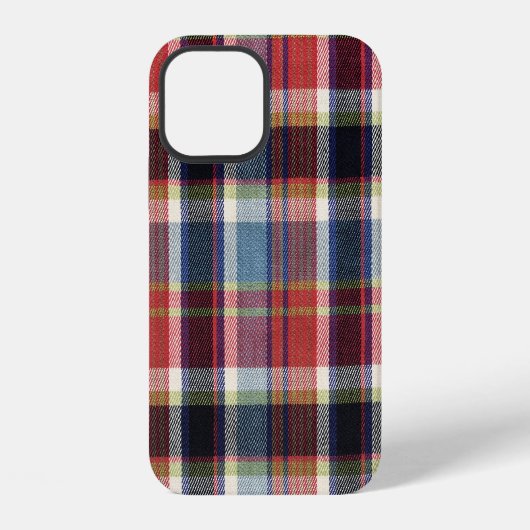 Coque iPhone 12 Fond de texture de textile carrée. (Verso)