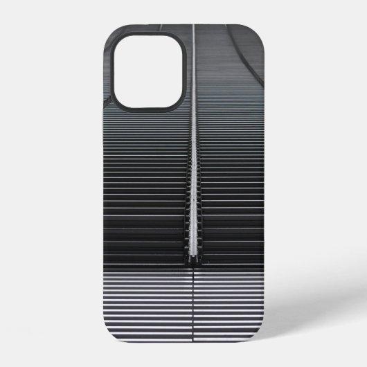 COQUE iPhone 12 FOND D'ÉCRAN NUMÉRIQUE ABSTRAIT GRIS (Verso)