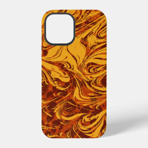 Coque iPhone 12 Fond graphique de texture vintage grunge abstrait