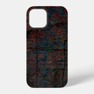 Coque iPhone 12 Fond grunge multicolore abstrait avec texture colo