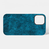 Coque iPhone 12 Fond grunge texturé. Un échantillon de cuir de prè (Verso Horizontal)