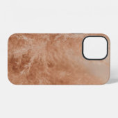 Coque iPhone 12 Fond marron (Verso Horizontal)