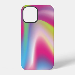 Coque iPhone 12 Fond multicolore dégradéabstrait, art, bac