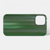 Coque iPhone 12 fond rose abstrait. étoile d'explosion fractale w (Verso Horizontal)