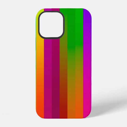 Coque iPhone 12 fond simple de lignes verticales parallèles. abstr (Verso)