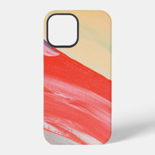 Coque iPhone 12 Fond texturé coloré, fragment d'un acr