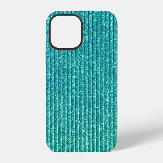Coque iPhone 12 Fond Turquoise (Verso)