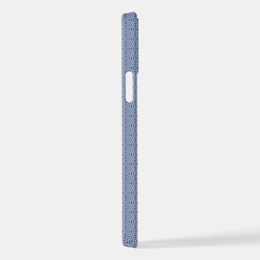 Coque iPhone 12 formes circulaires motif transparent (Côté droit)