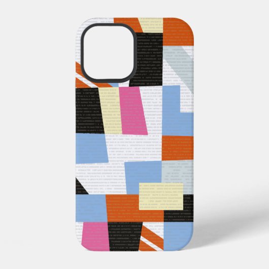 Coque iPhone 12 Formes géométriques créatives, conception motif de (Verso)