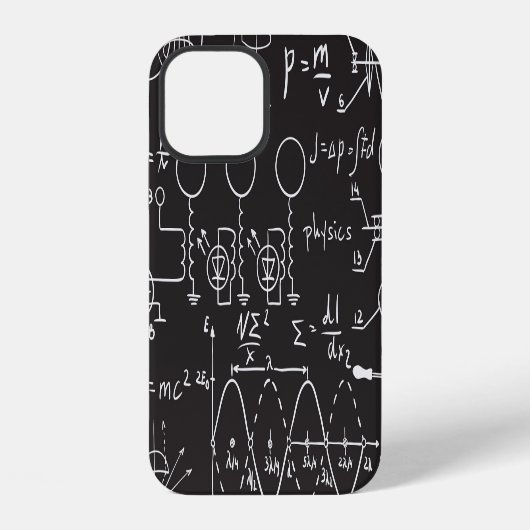 Coque iPhone 12 Formules scientifiques : Patte de calcul du tablea (Verso)