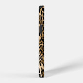 Coque iPhone 12 Fourrure de Léopard Africain : Texture Animale Tra (Côté droit)