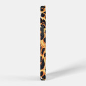 Coque iPhone 12 fourrure léopard comme arrière-plan léopard, motif (Côté droit)